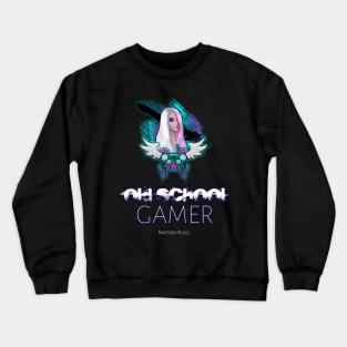 Old School Gamer - Fantasy Gamer Girl Crewneck Sweatshirt